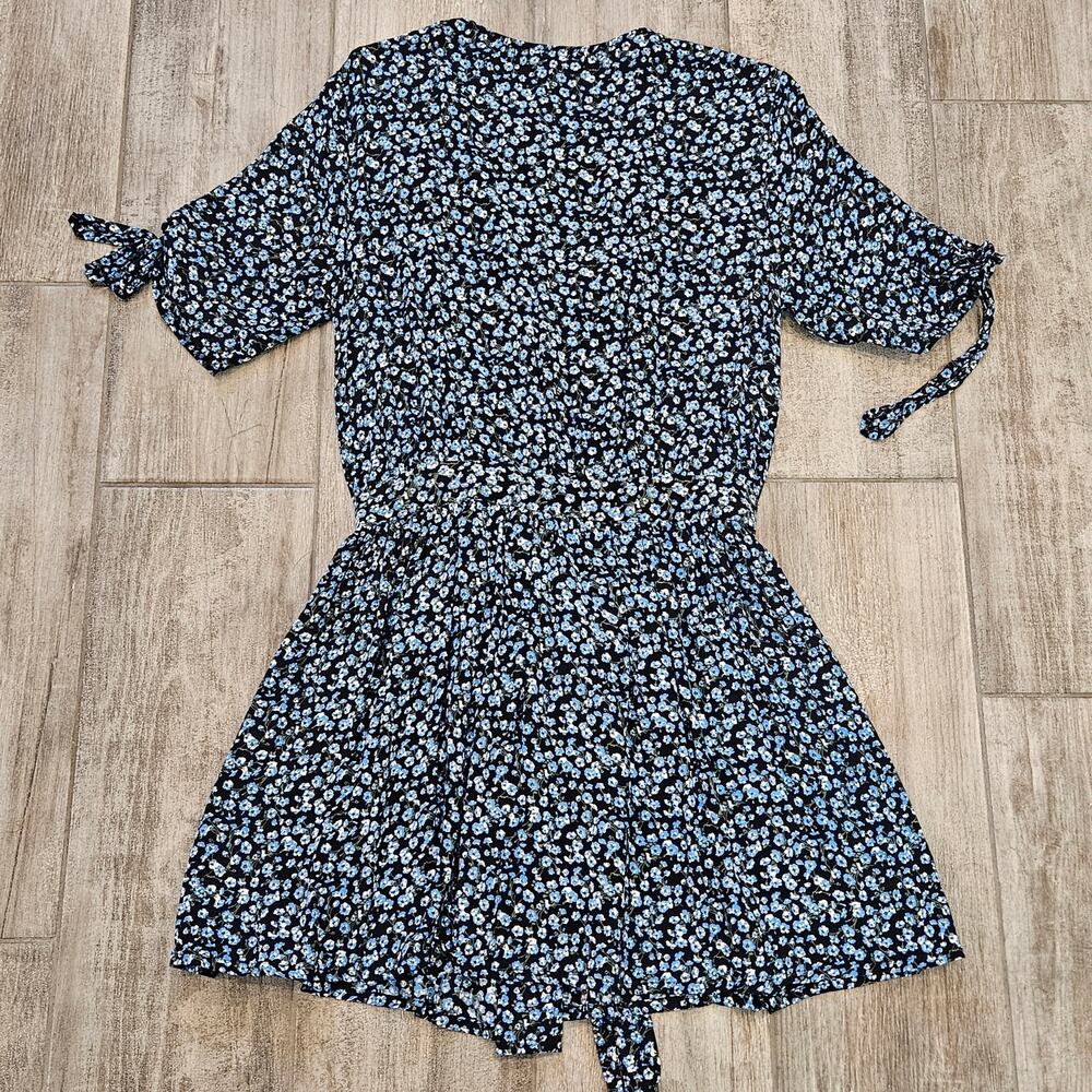 Faithfull the Brand Oslo Dress Women 6 Blossom Village Blue Floral Boho Romantic - Picture 11 of 14